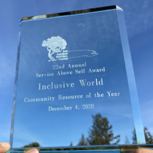 Service above Self Award Inclusive World